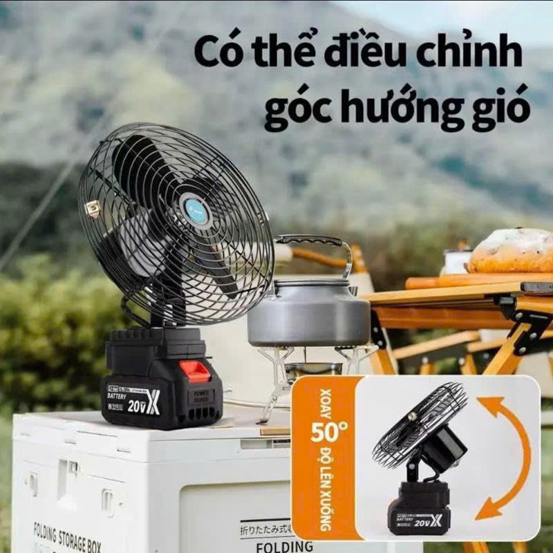 quạt tích điện