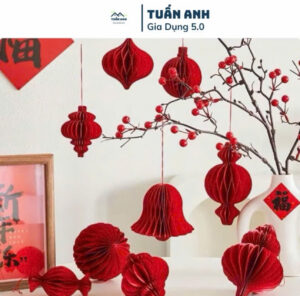 Đèn lồng nhỏ trang trí-decor Tết