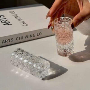 ly rượu thủy tinh hình trụ