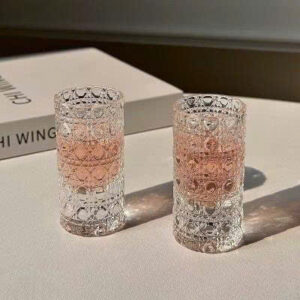 ly rượu thủy tinh hình trụ 1